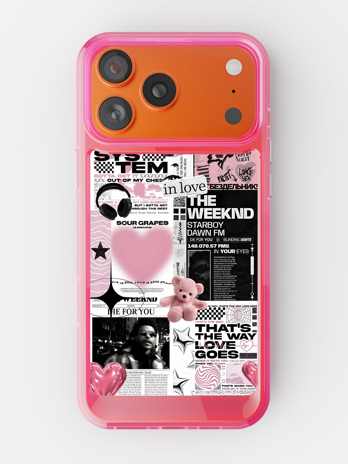 Starboy Clear Case - iPhone 17 Pro (Pink)