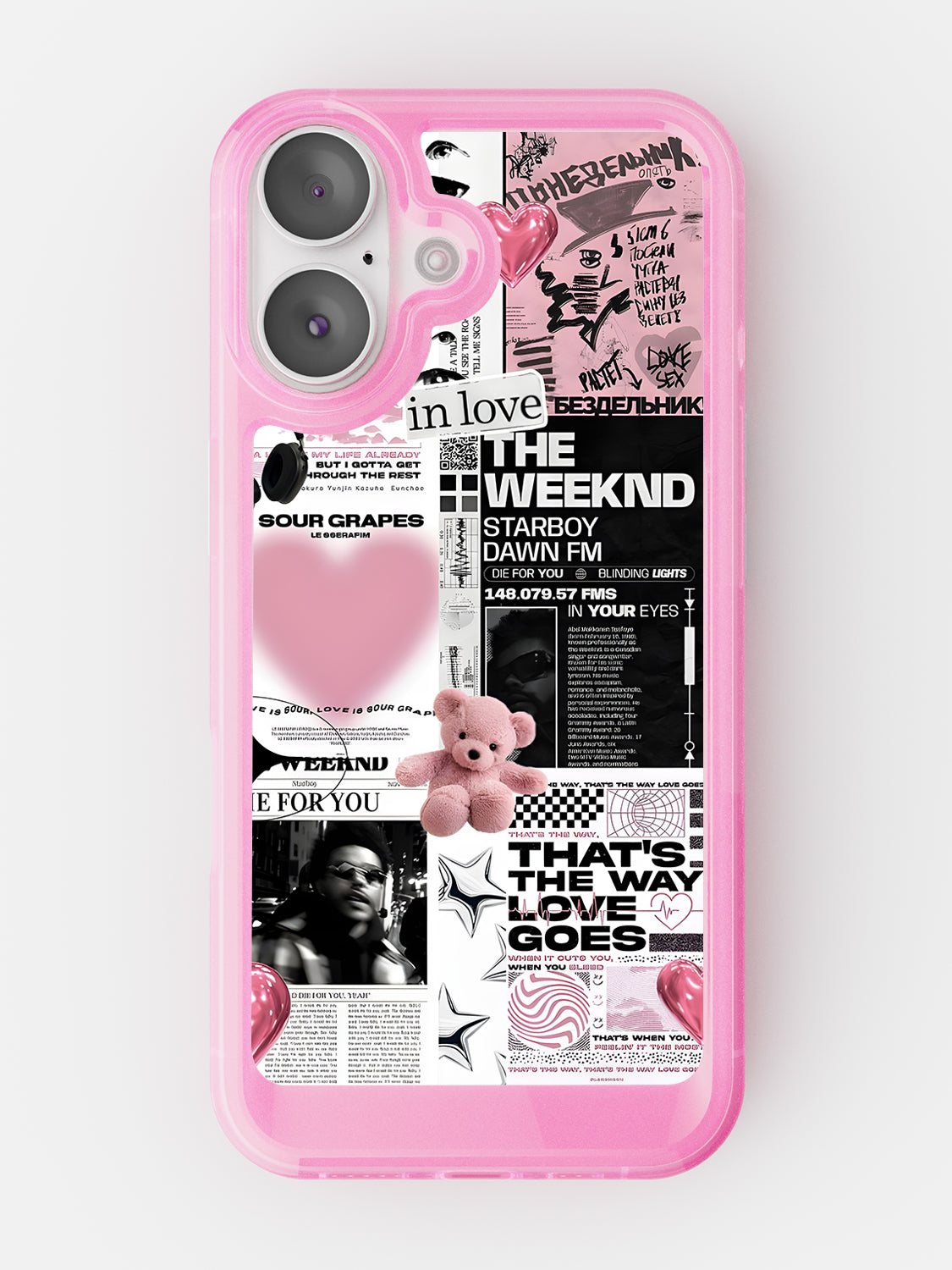 Starboy Clear Case - iPhone 17 (Pink)