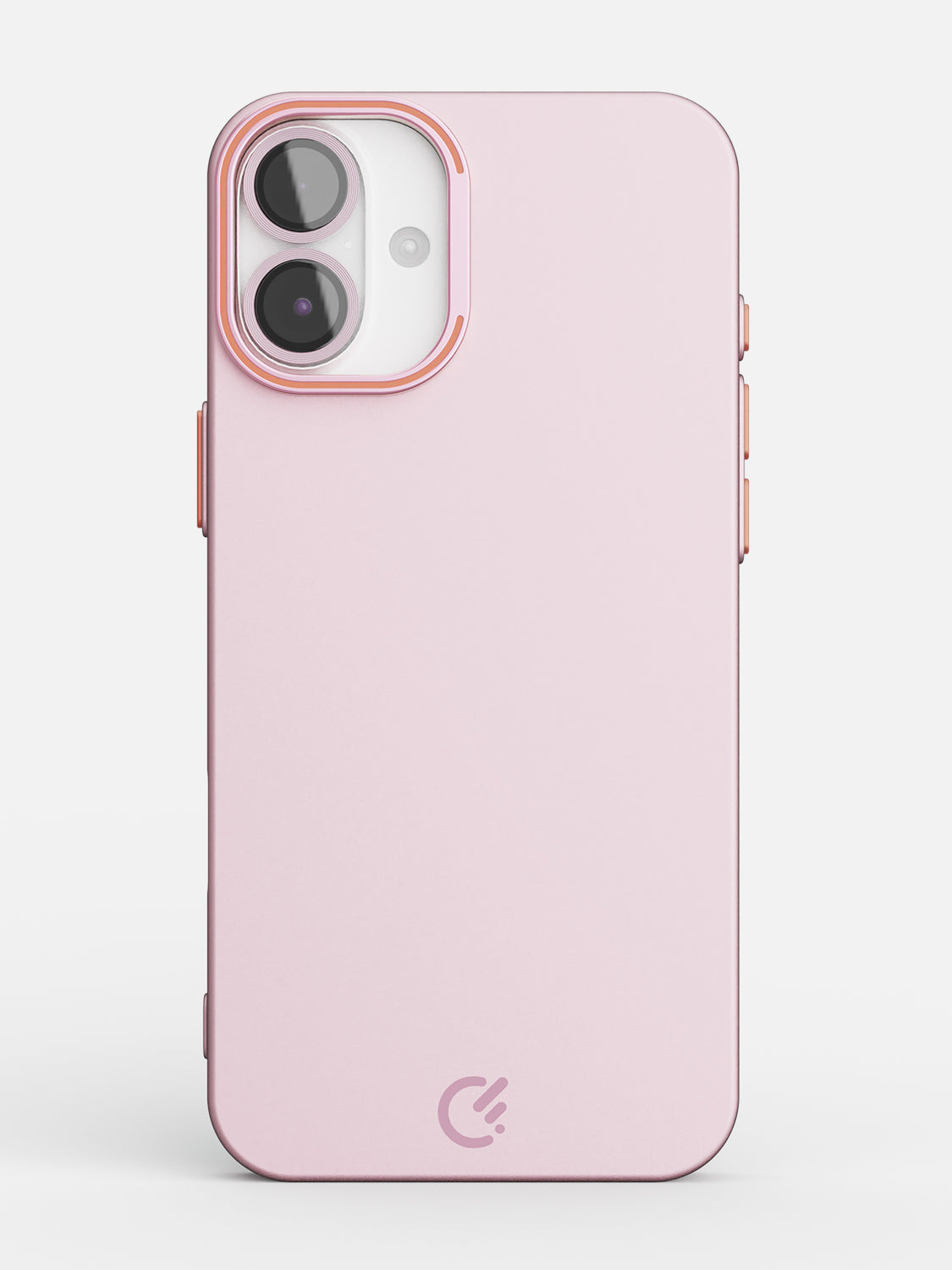 Solid Shade Snap Hard Case with Lens Guard & Stand - iPhone 16 Plus (Pink)
