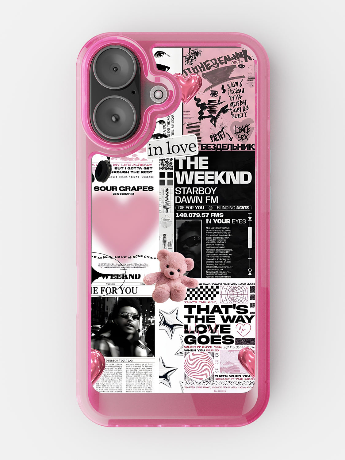 Starboy Clear Case - iPhone 17 (Pink)