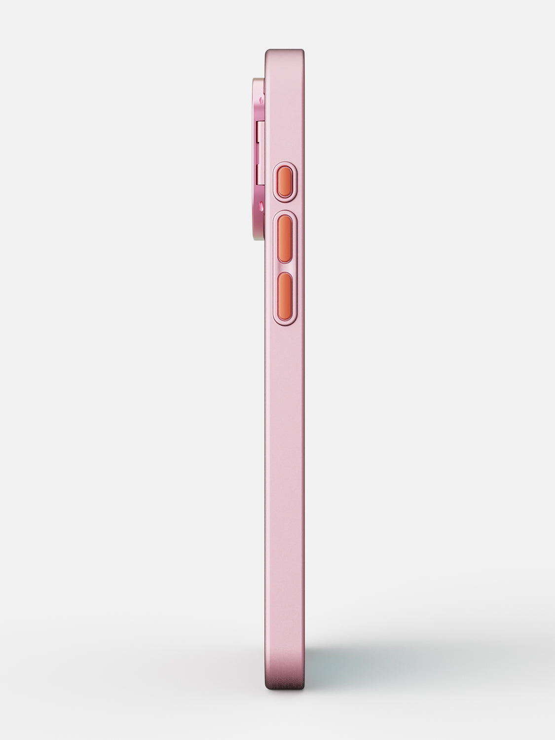 Solid Shade Snap Hard Case with Lens Guard & Stand - iPhone 16 Plus (Pink)