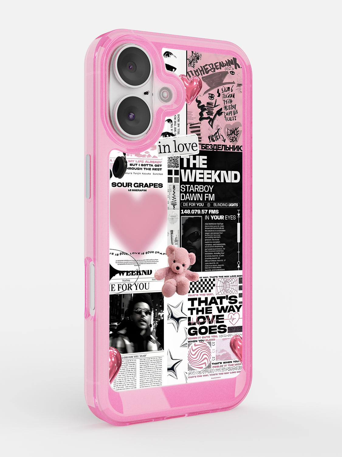 Starboy Clear Case - iPhone 17 (Pink)