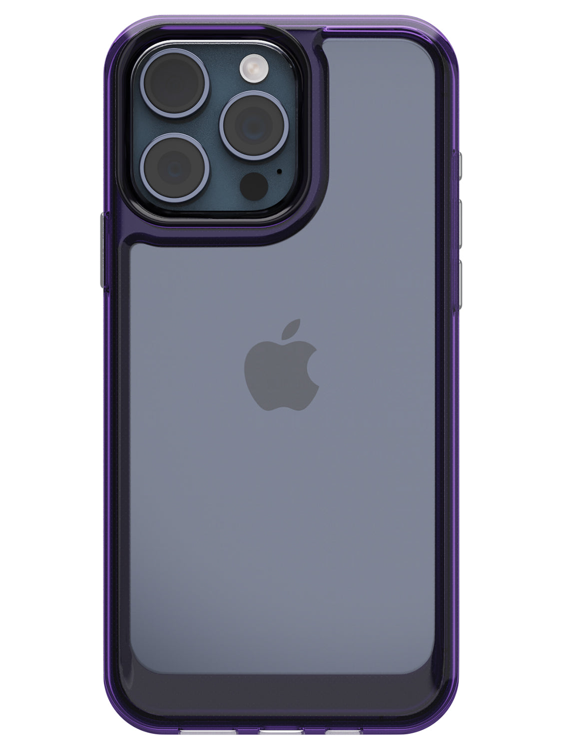 Clear Case - iPhone 15 Pro Max (Purple)