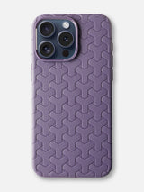 Interlock Weave Slim TPU Case - iPhone 15 Plus (Purple)