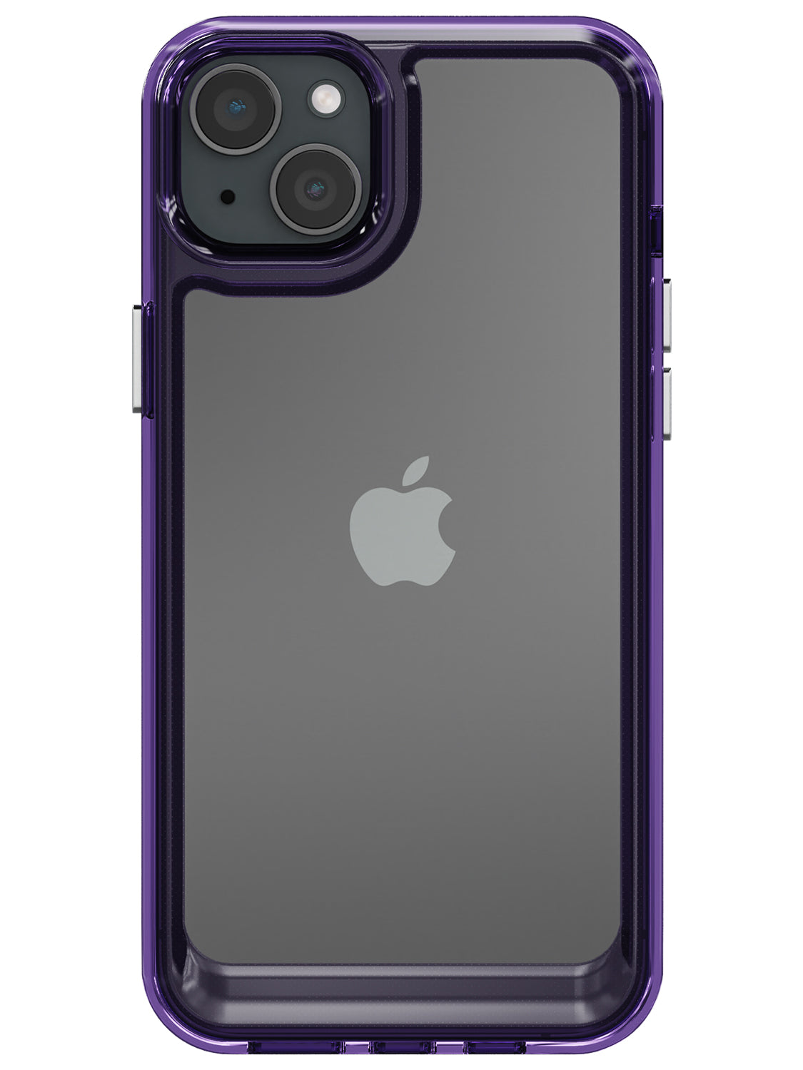 Clear Case - iPhone 15 Plus (Purple)
