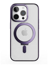 Clear Magsafe FlexiStand® Case - iPhone 14 Pro (Clear - Purple)
