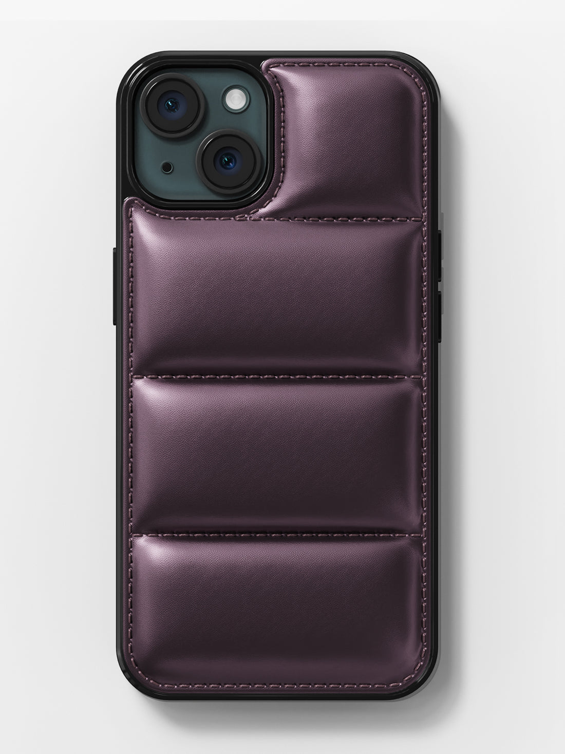 iPhone 15 Purple Puffer Case