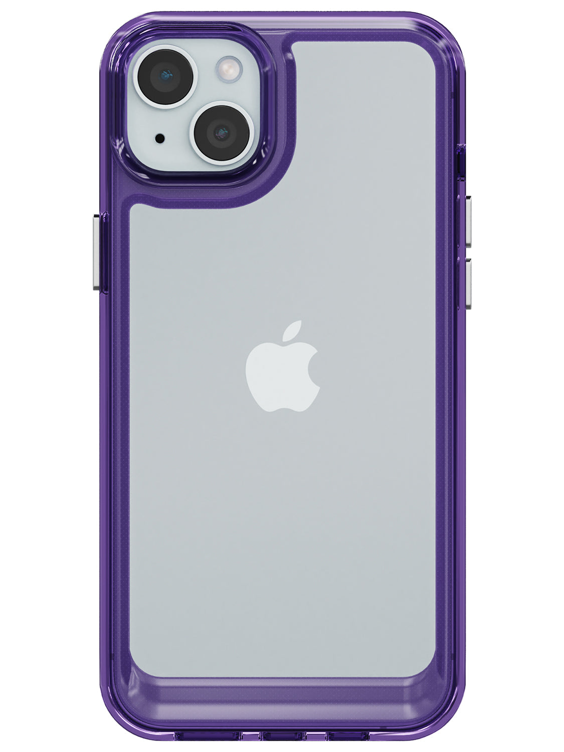 Clear Case - iPhone 15 Plus (Purple)
