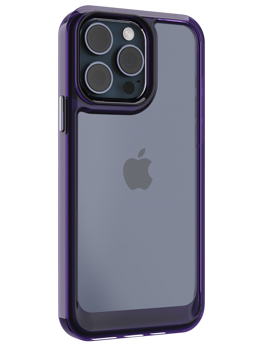 Clear Case - iPhone 15 Pro (Purple)