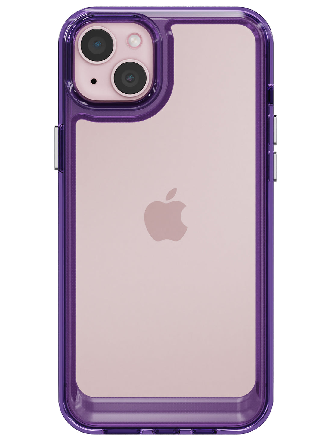 Clear Case - iPhone 15 Plus (Purple)