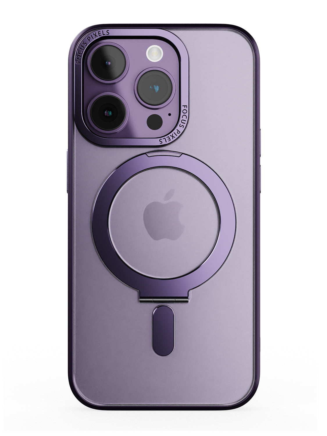 Clear Magsafe FlexiStand® Case - iPhone 14 Pro (Clear - Purple)