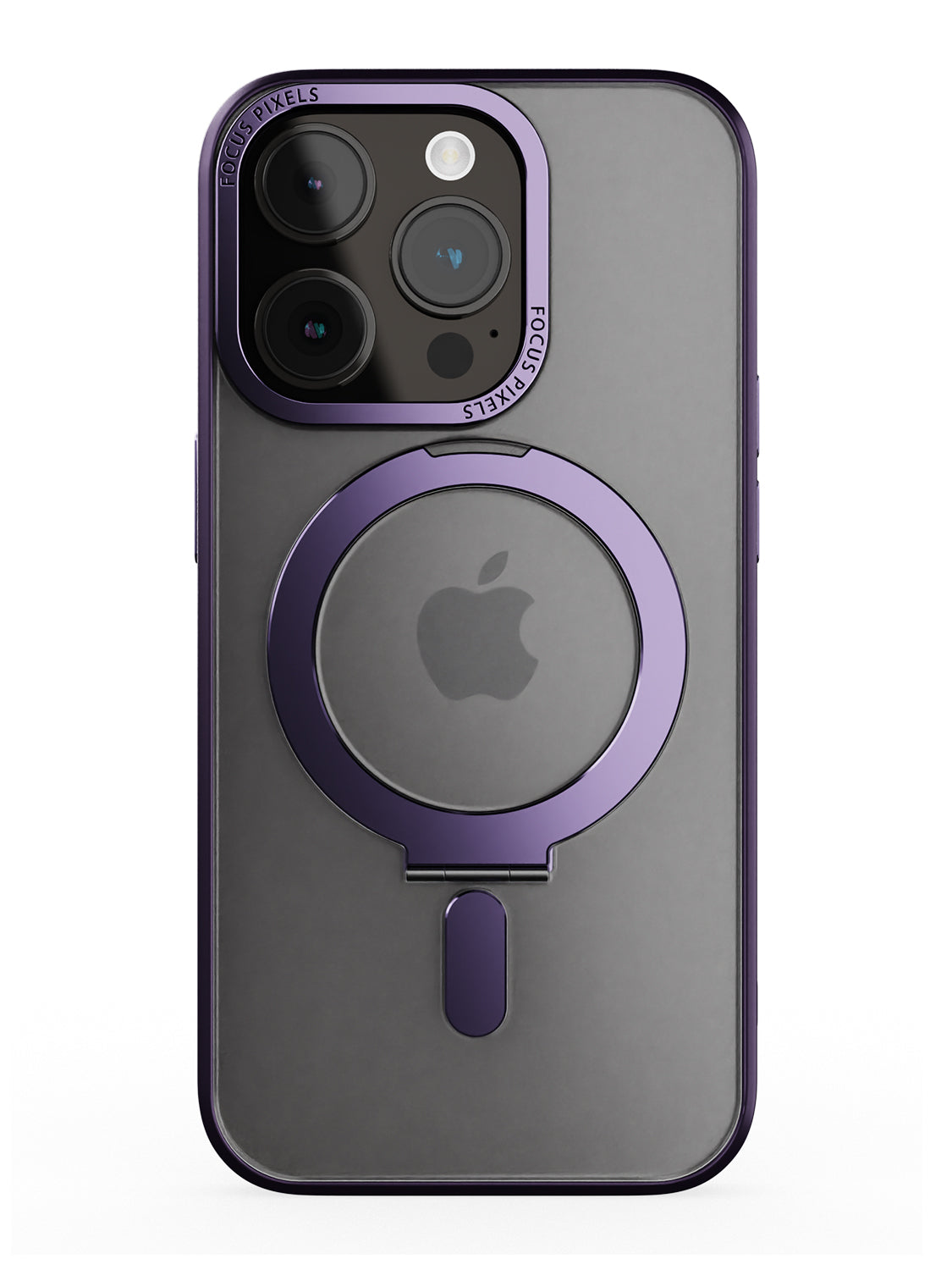 Clear Magsafe FlexiStand® Case - iPhone 14 Pro (Clear - Purple)
