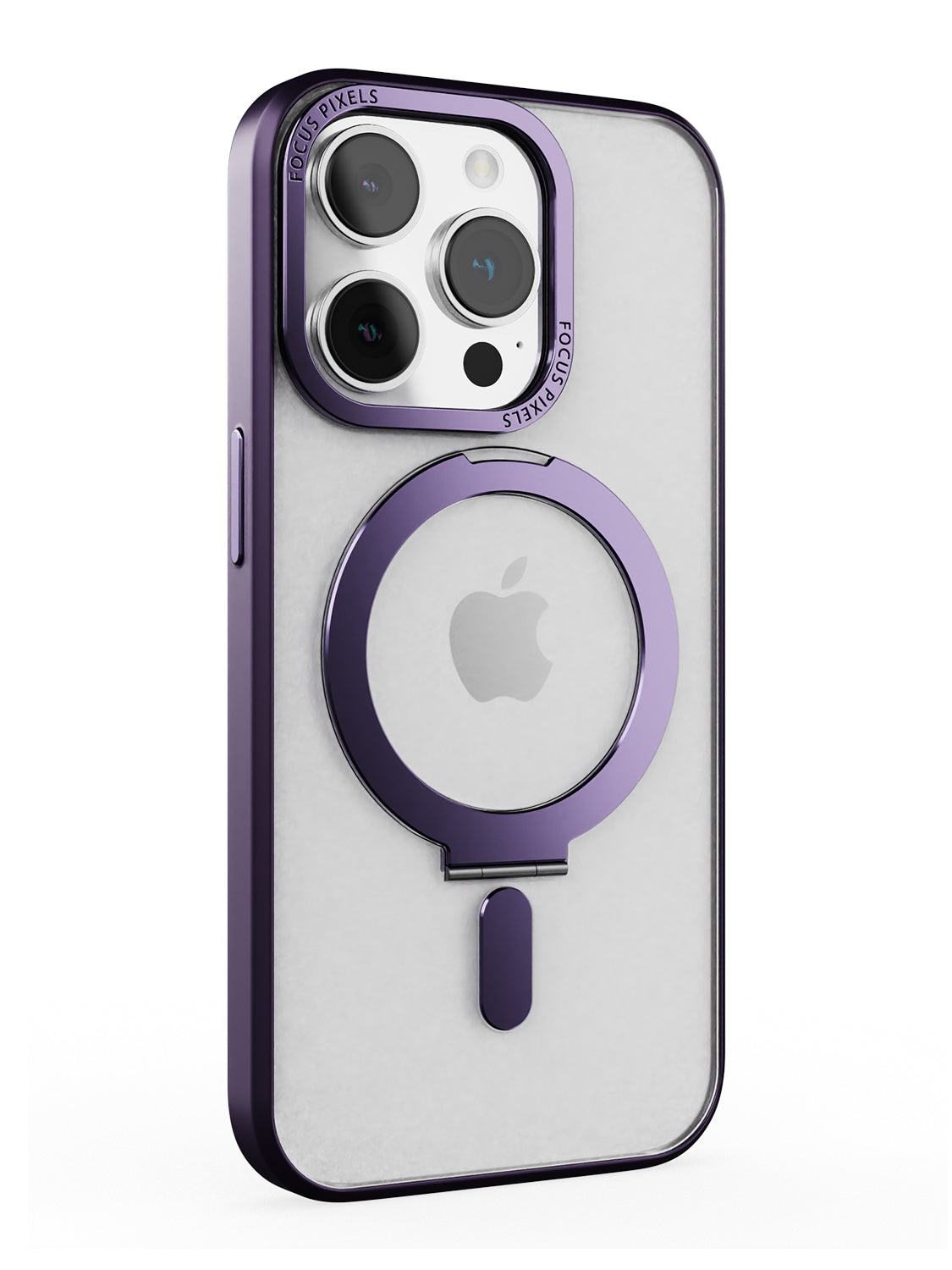 Clear Magsafe FlexiStand® Case - iPhone 14 Pro (Clear - Purple)