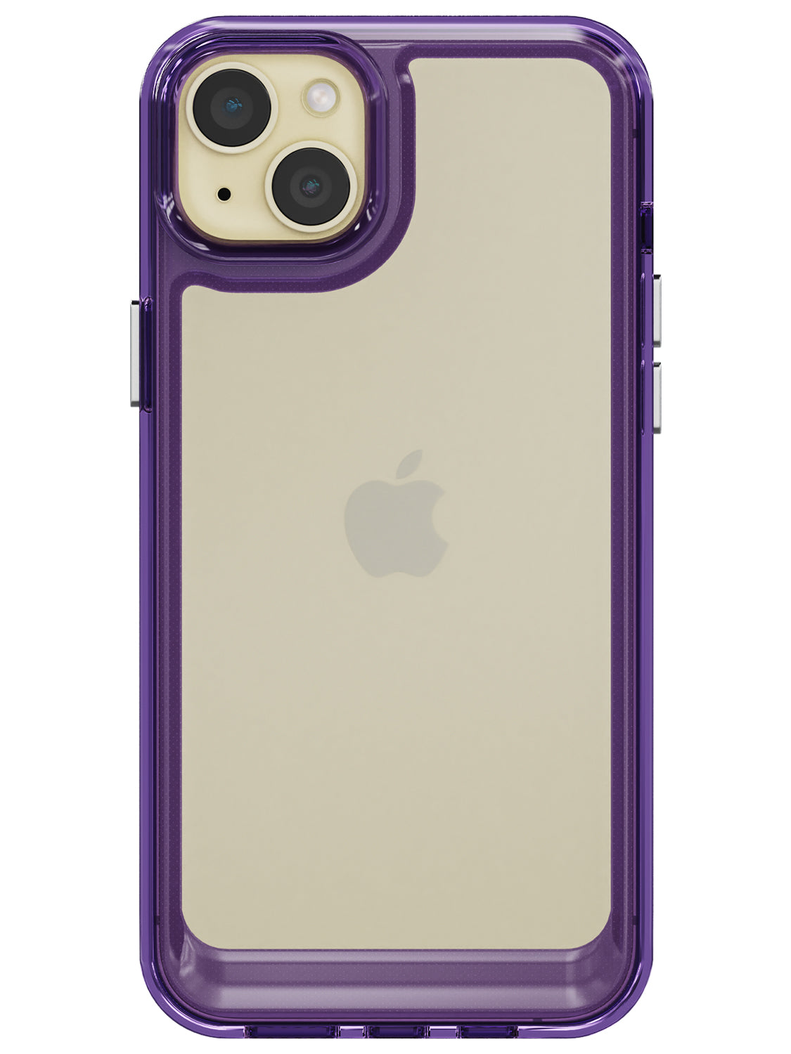Clear Case - iPhone 15 Plus (Purple)