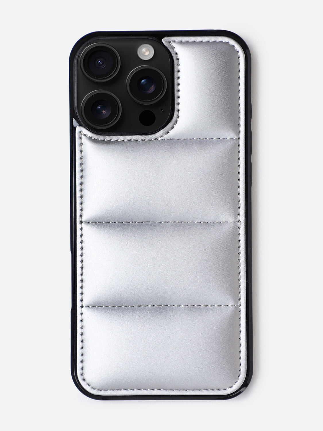 Puffer Case 2.0 - iPhone 16 Pro Max (Silver)