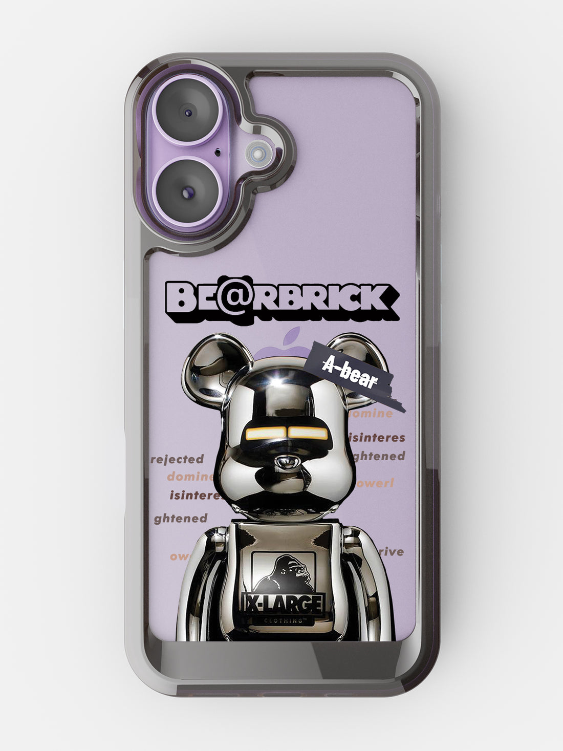 Bearbricks Clear Case - iPhone 17 (Silver)