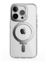 Clear Magsafe FlexiStand® Case - iPhone 15 Pro (Clear - Silver)