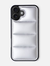 Puffer Case 2.0 - iPhone 16 (Silver)