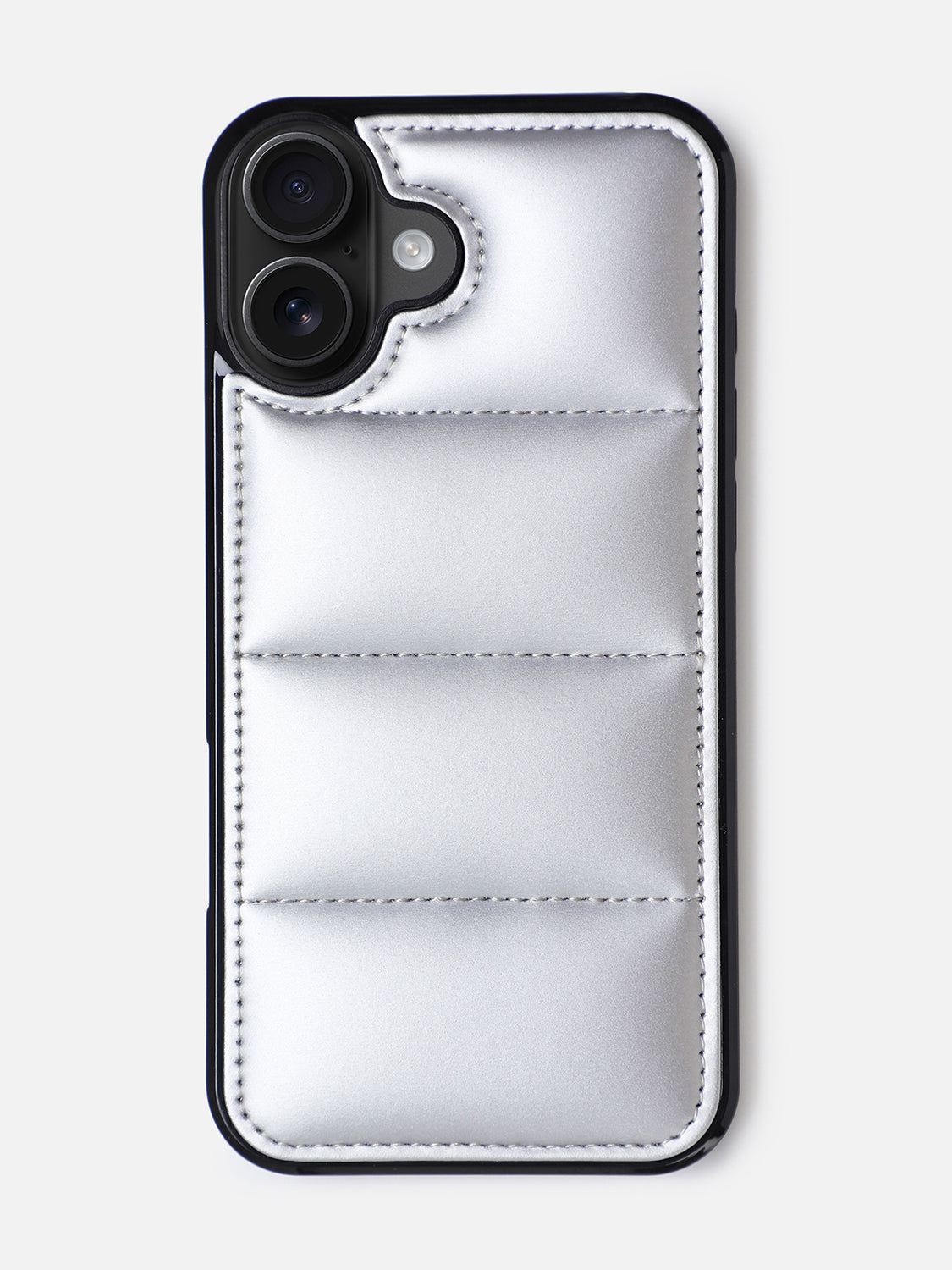 Puffer Case 2.0 - iPhone 16 (Silver)