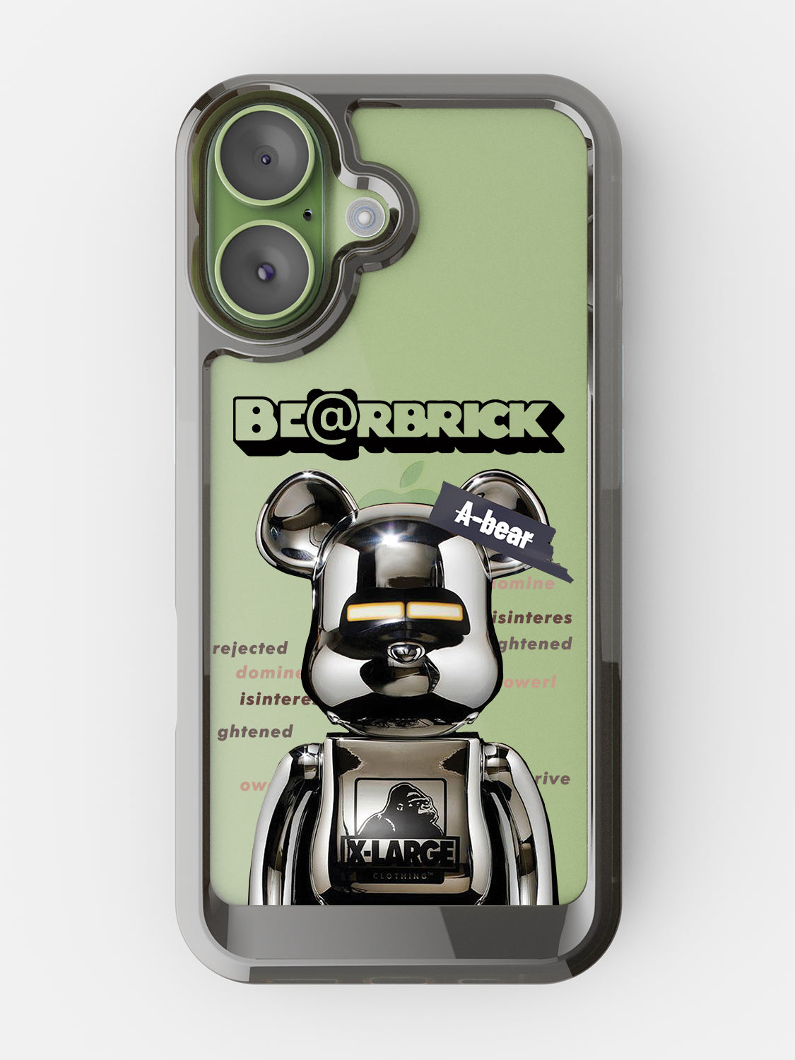 Bearbricks Clear Case - iPhone 17 (Silver)