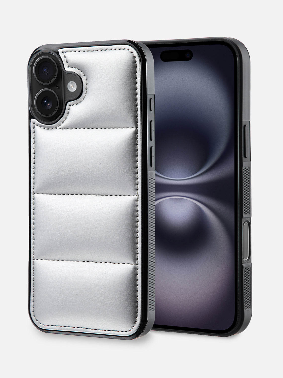 Puffer Case 2.0 - iPhone 16 Plus (Silver)