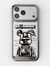 Bearbricks Clear Case - iPhone 17 Pro (Silver)