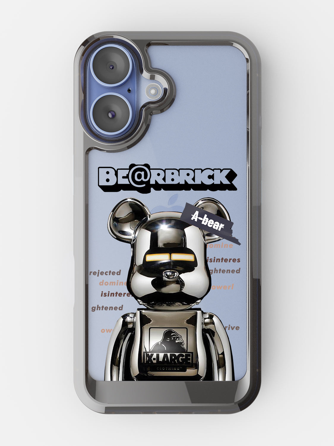 Bearbricks Clear Case - iPhone 17 (Silver)