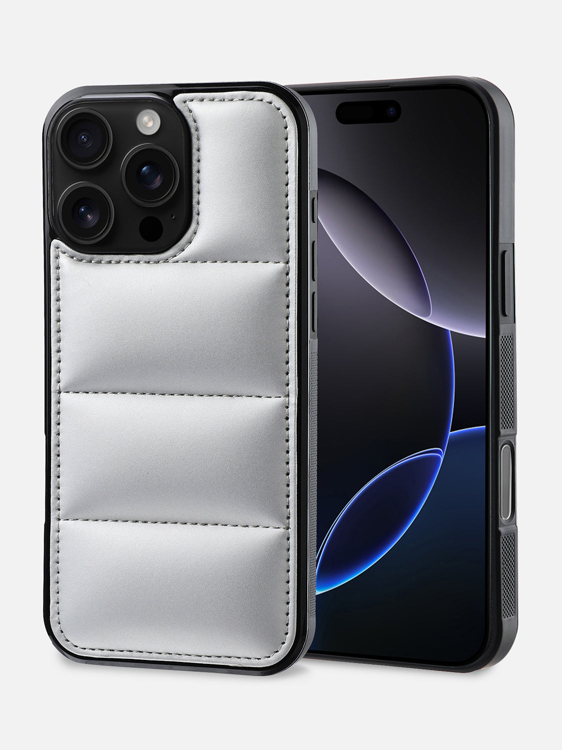 Puffer Case 2.0 - iPhone 16 Pro Max (Silver)