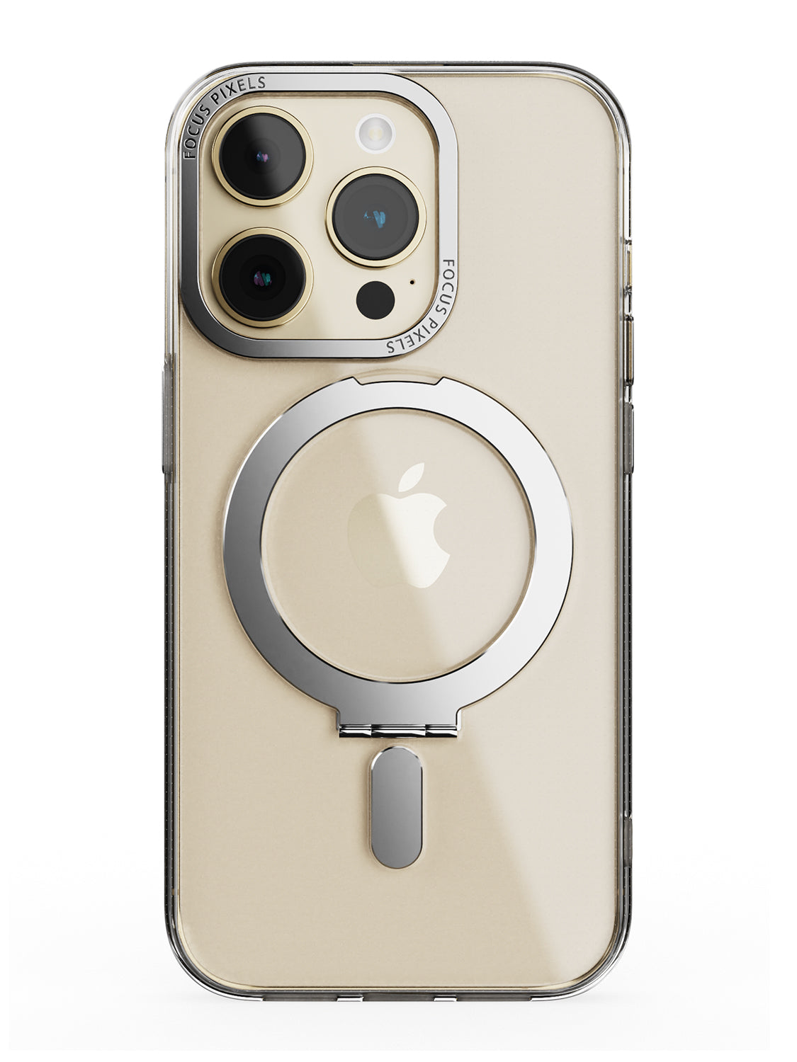 Clear Magsafe FlexiStand® Case - iPhone 14 Pro (Clear - Silver)