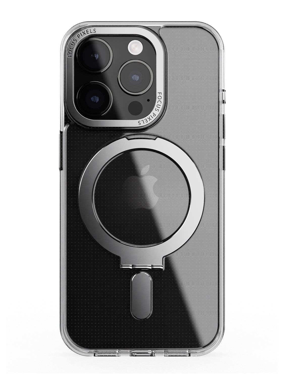 Clear Magsafe FlexiStand® Case - iPhone 15 Pro (Clear - Silver)