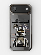 Bearbricks Clear Case - iPhone Air (Silver)