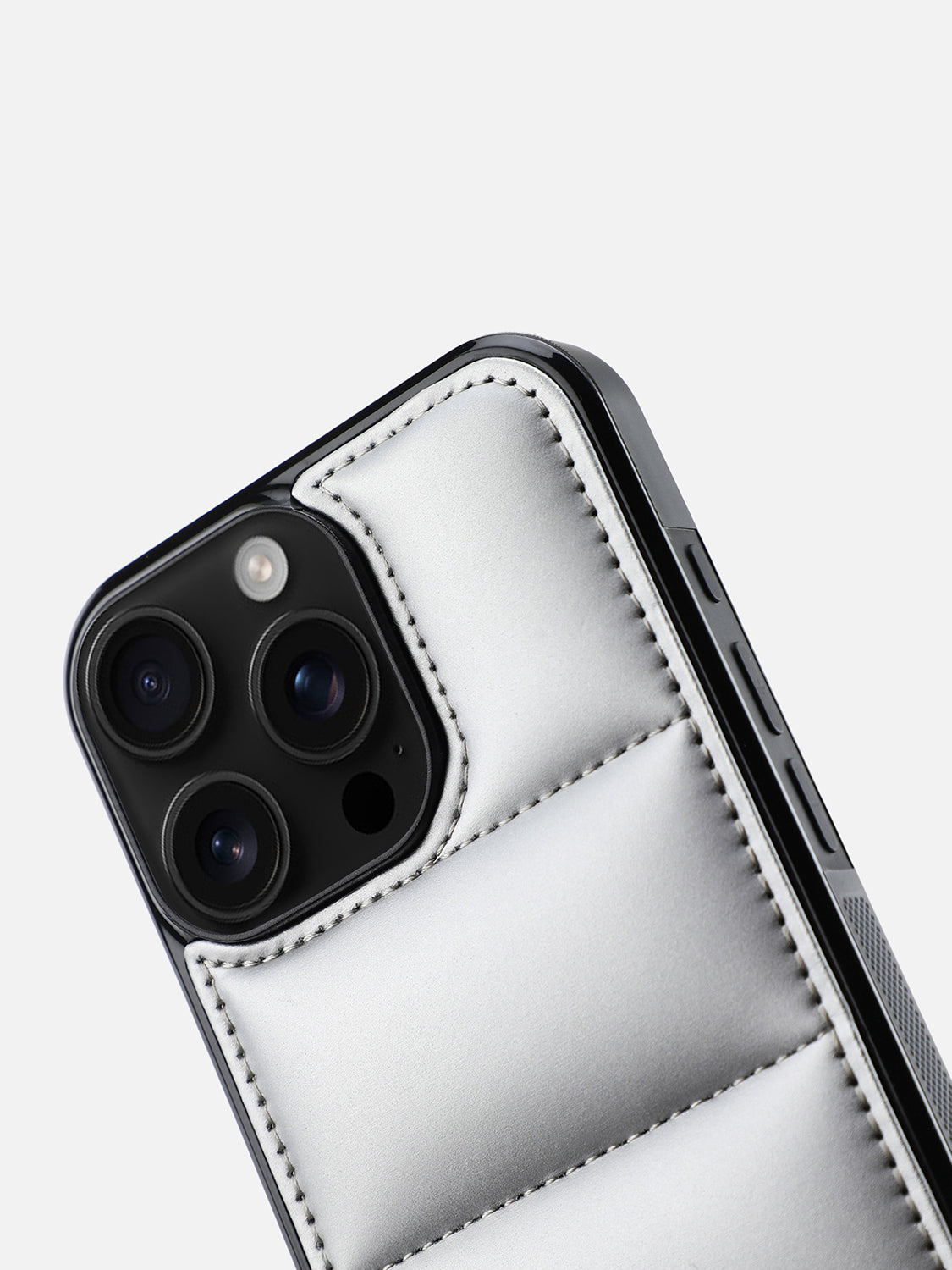 Puffer Case 2.0 - iPhone 16 Pro Max (Silver)