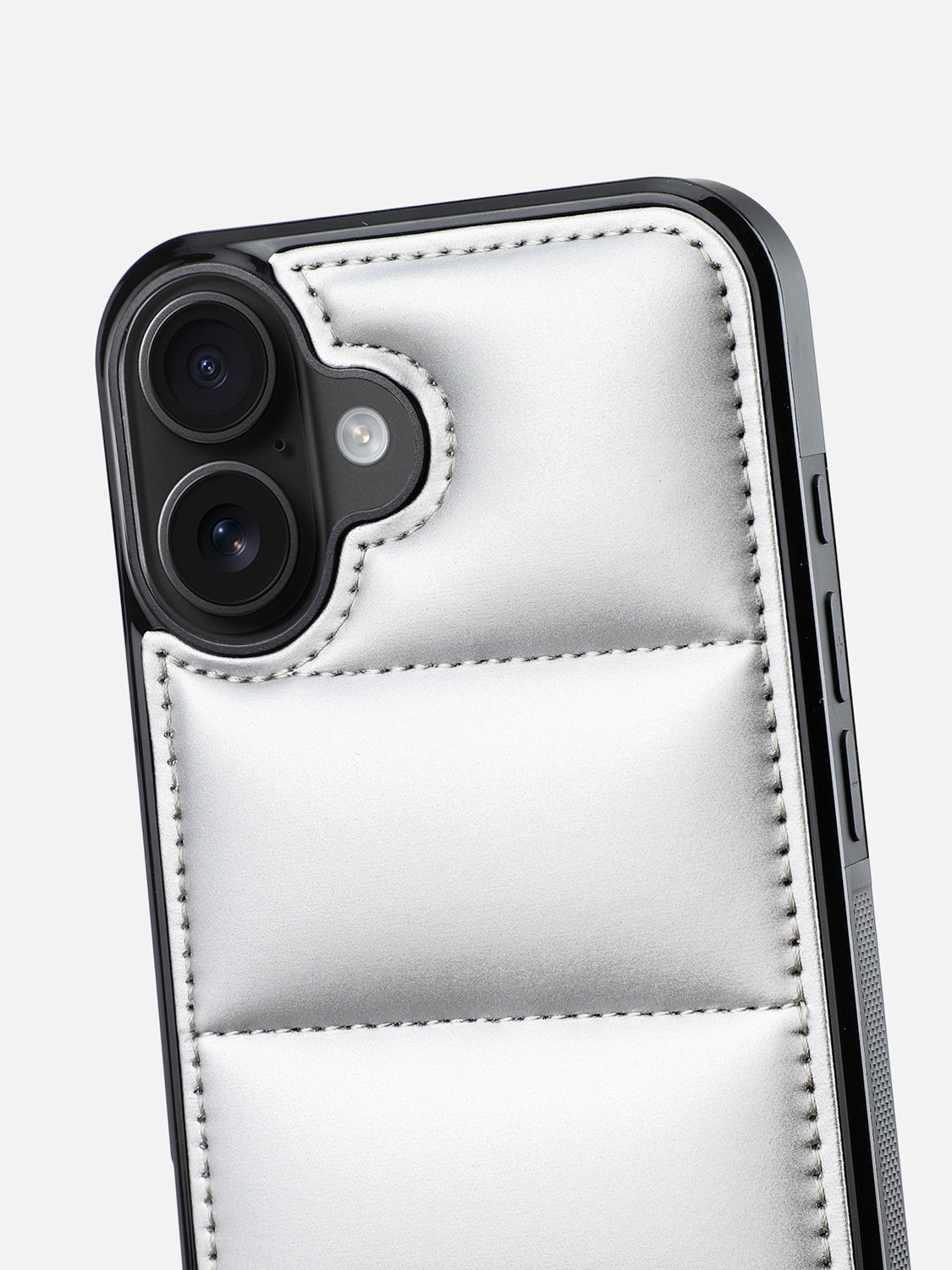 Puffer Case 2.0 - iPhone 16 (Silver)