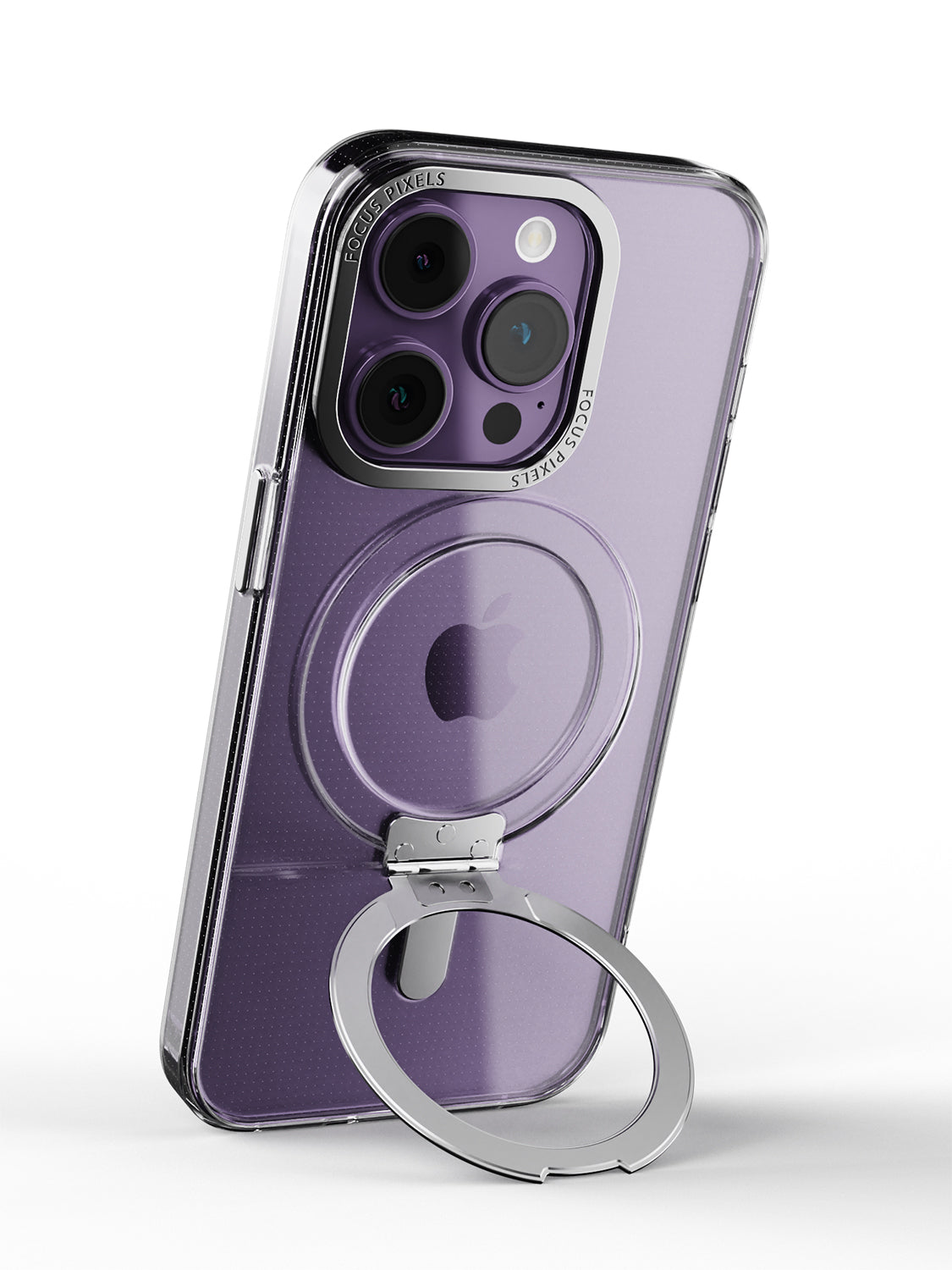 Clear Magsafe FlexiStand® Case - iPhone 14 Pro (Clear - Silver)
