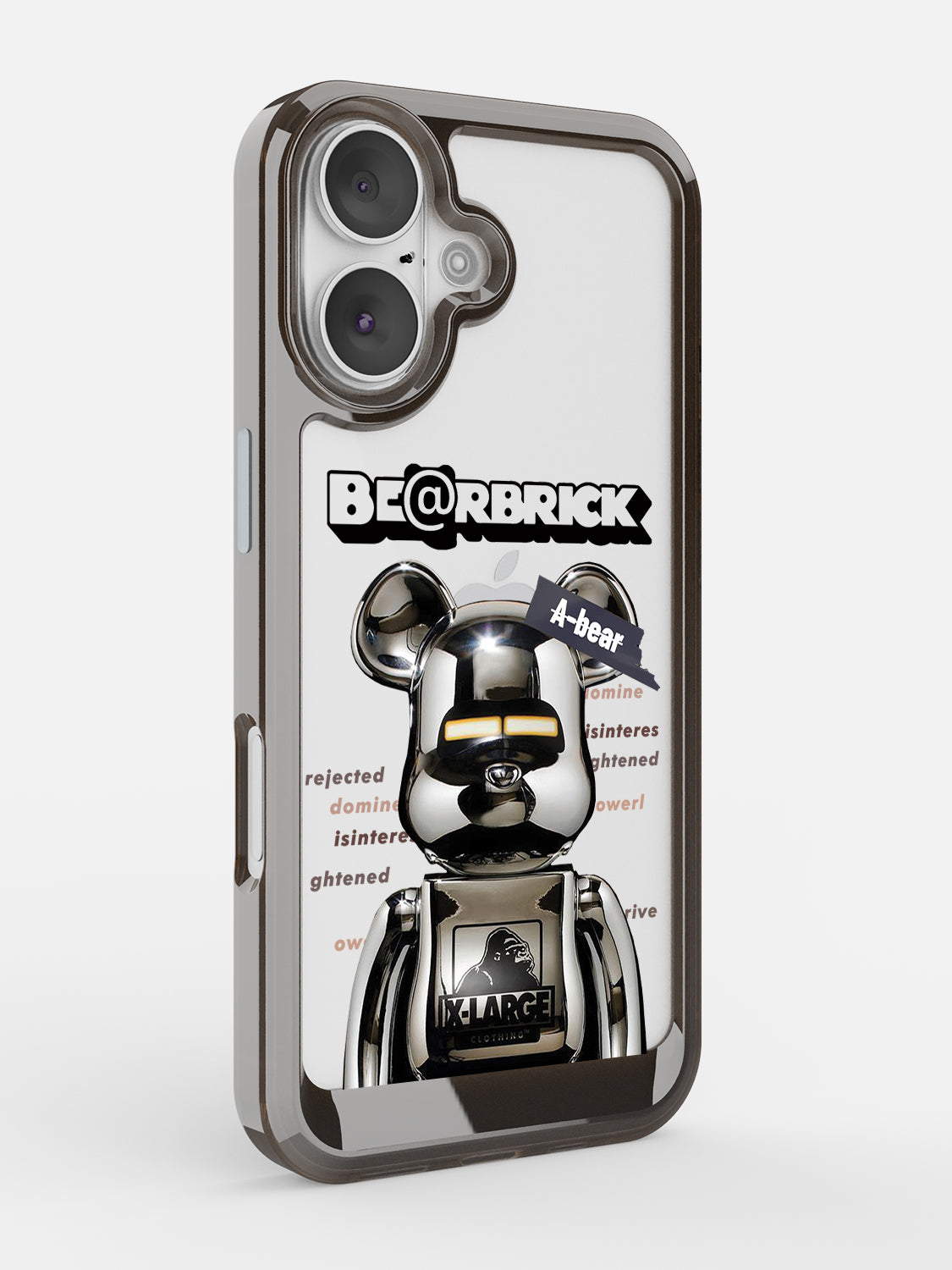 Bearbricks Clear Case - iPhone 17 (Silver)