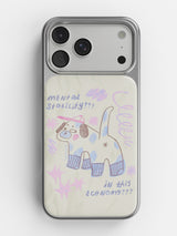 Mental stability? glossy printed case in Silver