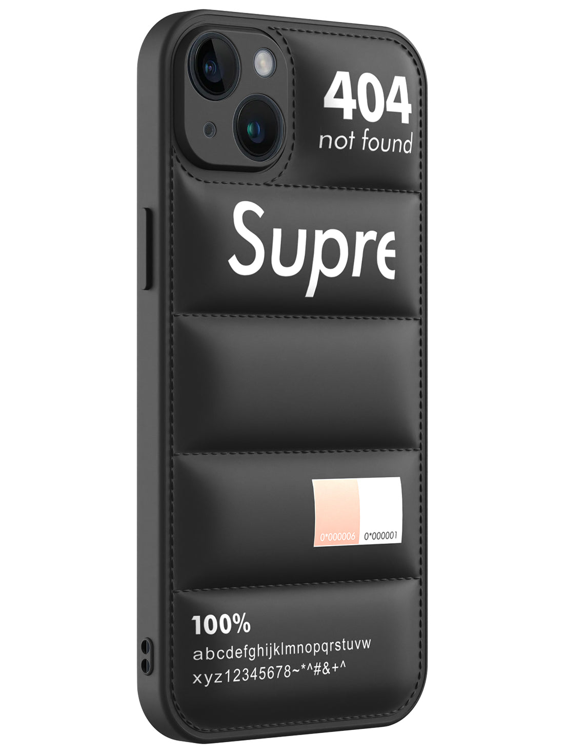 Supr Puffer Case - iPhone 15 Plus (Black)