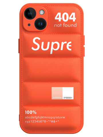 Supr Puffer Case - iPhone 14 Plus (Orange)