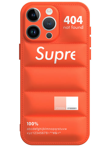 Supr Puffer Case - iPhone 15 Pro Max (Orange)