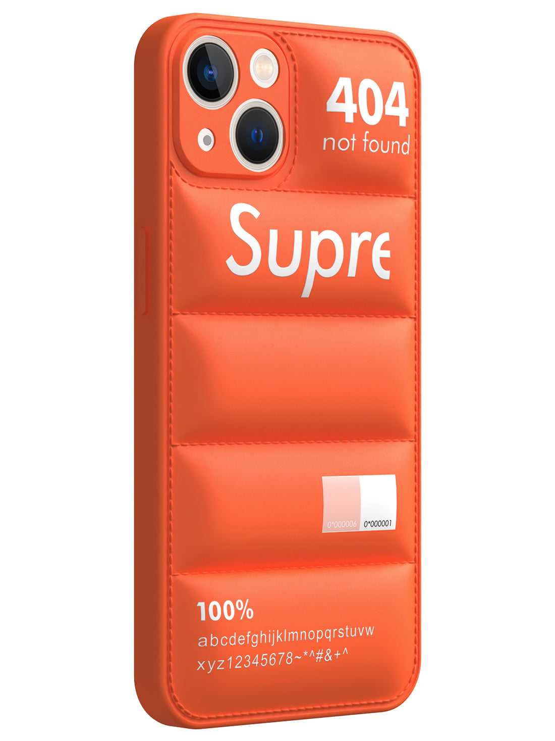 Supr Puffer Case - iPhone 13 (Orange)