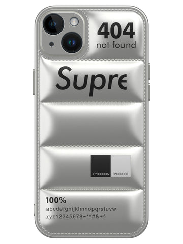 Supr Puffer Case - iPhone 15 Plus (Silver)