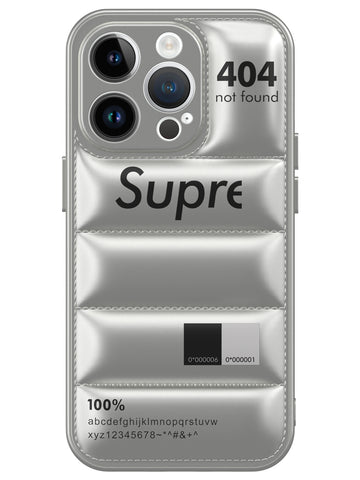 Supr Puffer Case - iPhone 14 Pro (Silver)