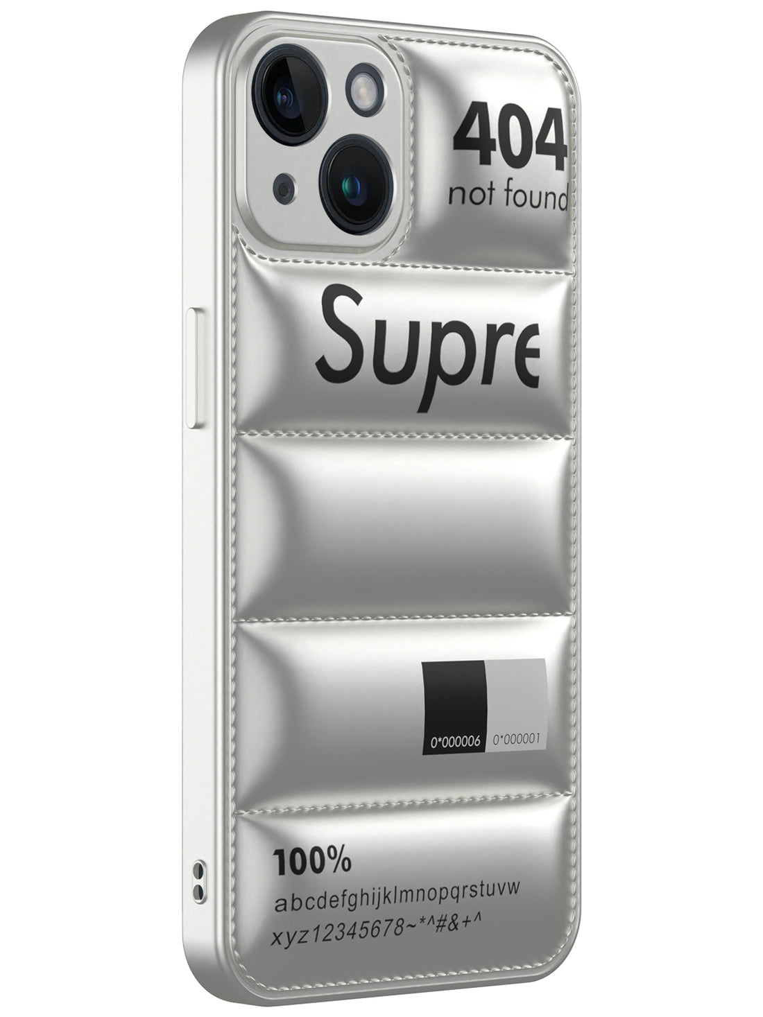 Supr Puffer Case - iPhone 14 (Silver)