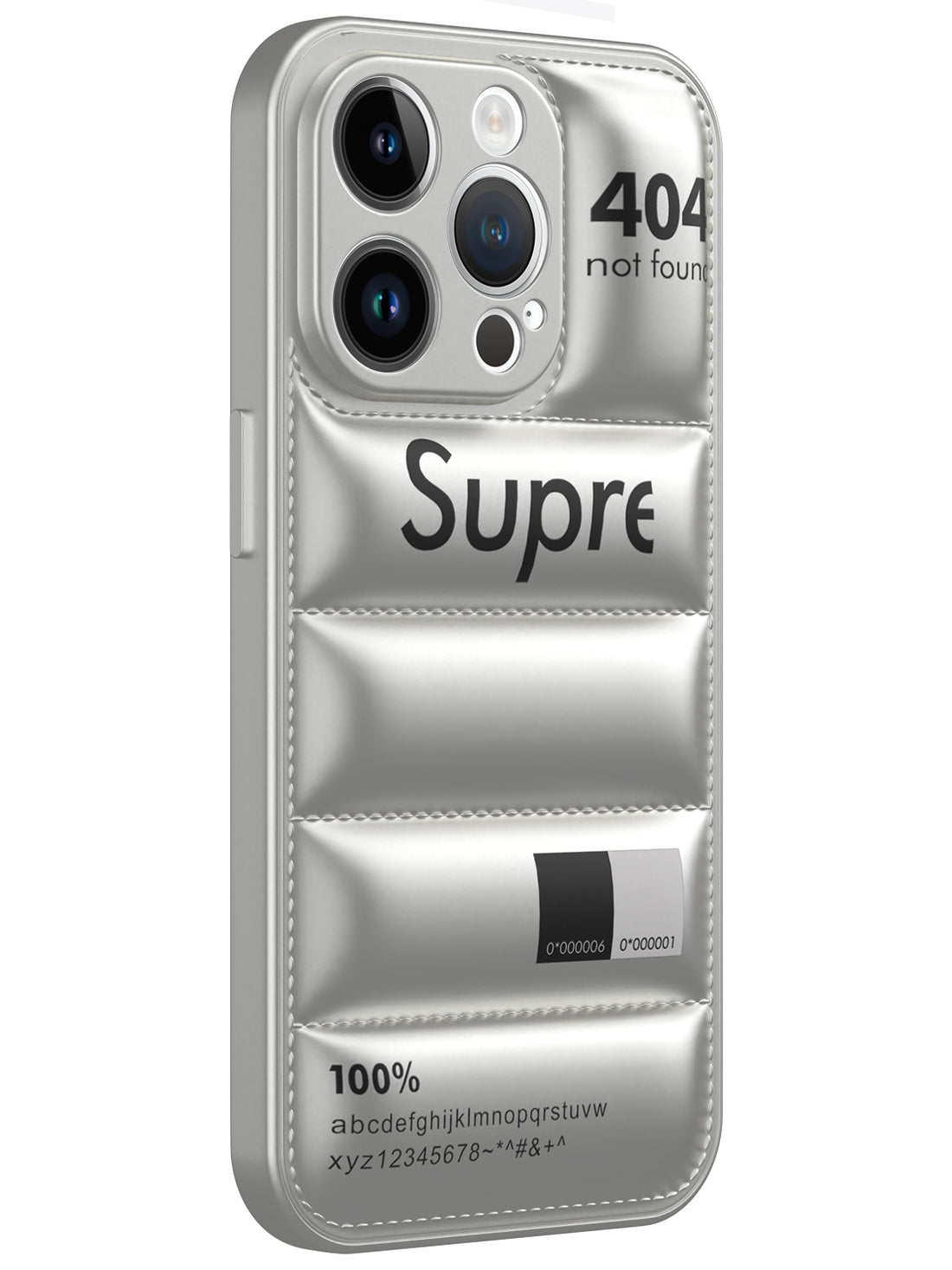 Supr Puffer Case - iPhone 15 Pro (Silver)