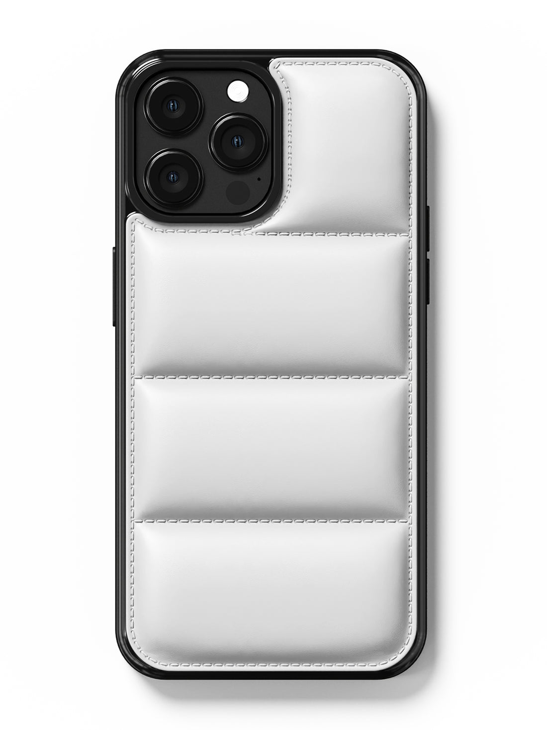 iPhone 13 Pro Max White Puffer Case