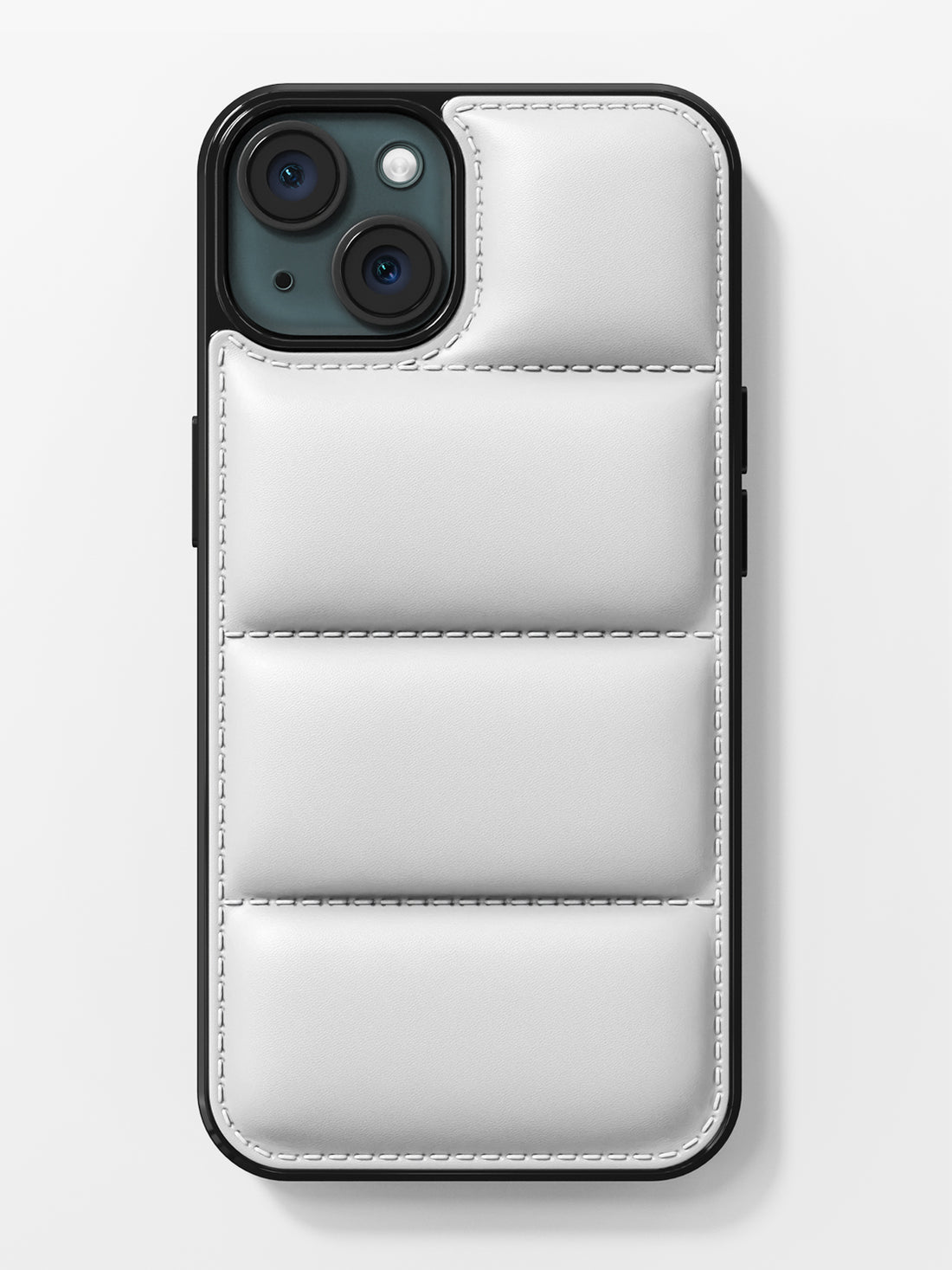 iPhone 15 White Puffer Case
