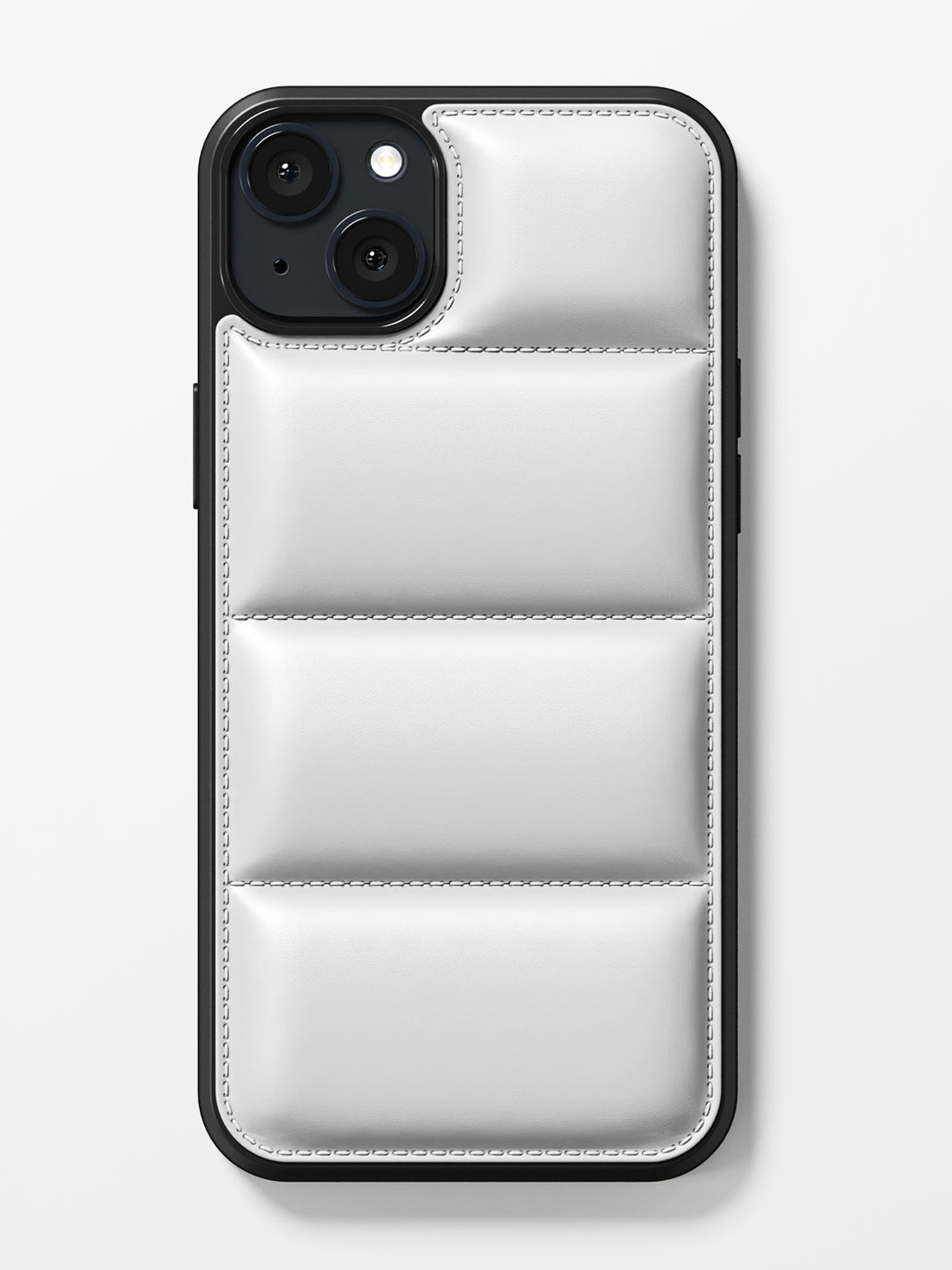 iPhone 14 Plus White Puffer Case