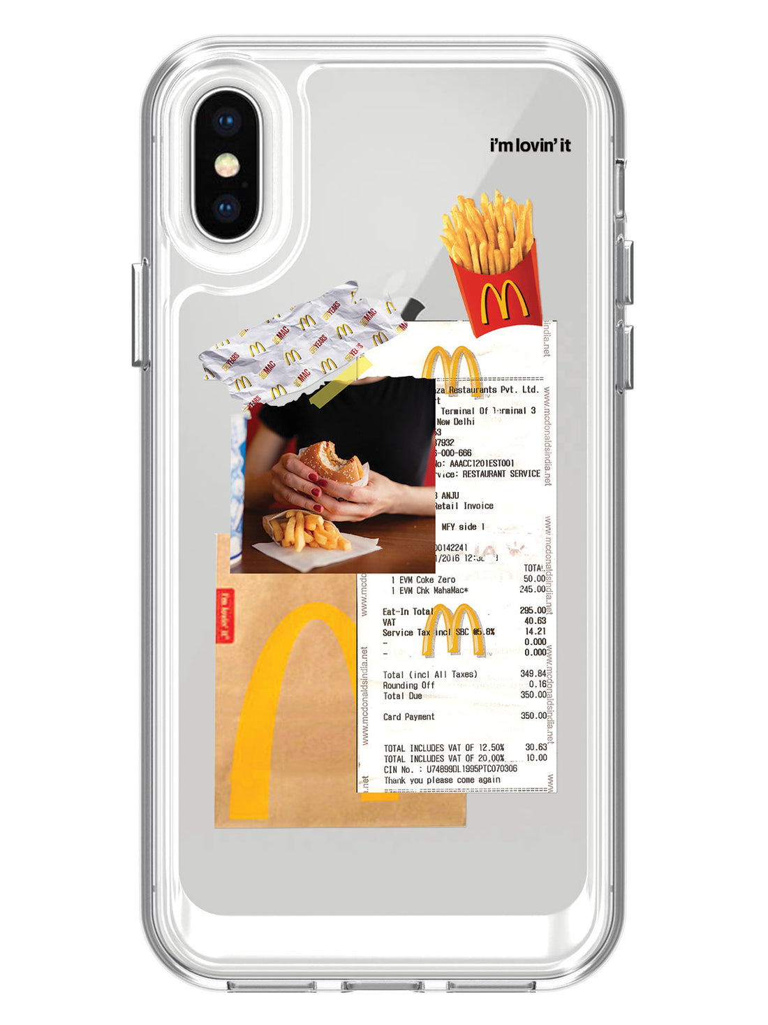 Fries & Burger Case - iPhone X