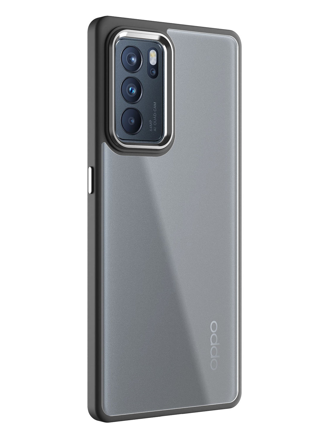 Metallic Matte Touch Clear Case - Oppo Reno 6 Pro 5G