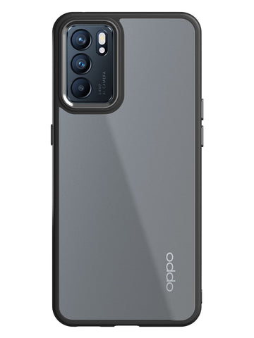 Metallic Matte Touch Clear Case - Oppo Reno 6